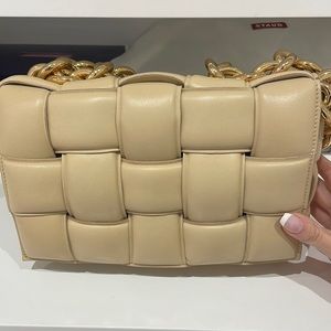 Bottega veneta chain cassette leather shoulder bag